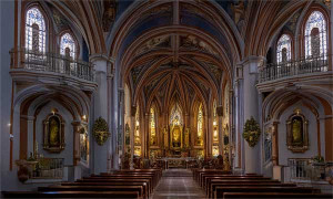 Catholic church interior
